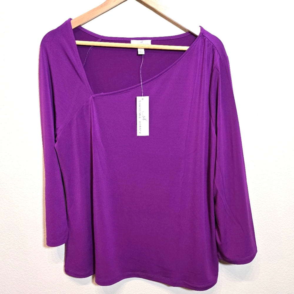 Shavonne Dorsey Purple Women's Top Sz XL